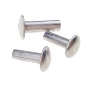 China Aluminum Flat End Truss Head Rivets Solid Grade 5052 Fastener on sale