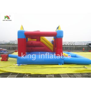 Small Colorful Inflatable Jumping Castle With Slide For Kids Commercial