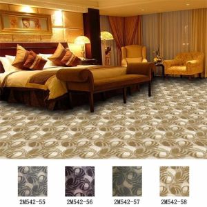Striped Modern Wall To Wall Carpet Printed Pattern Machine Woven Technics