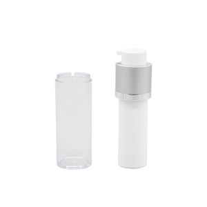 15ml 30ml 50ml Acrylic Airless Bottle Round Rotating Lift Type