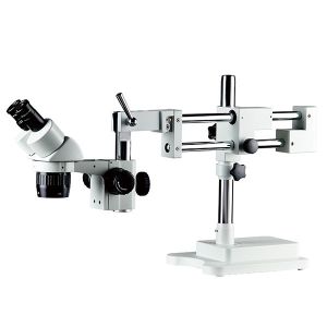 Buy cheap Stereo microscope Ball Bearing dual arm boom stand binocular eyepiece from wholesalers
