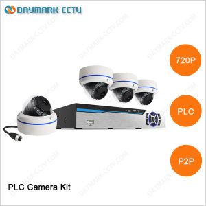Wholesale HD network power cable transmission plug &amp; play PLC IP cctv dvr system from china suppliers