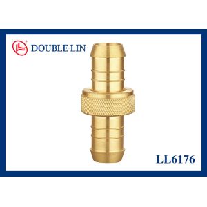 Wholesale ISO228 Thread 3 Piece 3/4&quot; Brass Double Hose Connector from china suppliers
