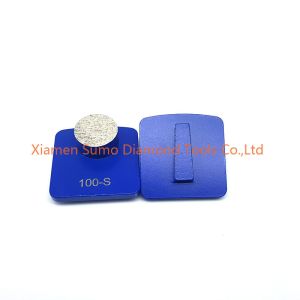 Single Button Seg Concrete Grinding Tools Subtle Scratch Pattern
