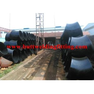 China Big Carbon Steel ASTM A234 WPB Butt Weld Fittings 45 Degree Elbow on sale