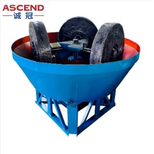 China Gold Grinding Mill Wet Pan Mills 1200 Models Final Product Size 0.1-0
