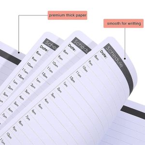 Offset Printing Hardcover Custom Journal Planner Glue Binding Daily Agenda