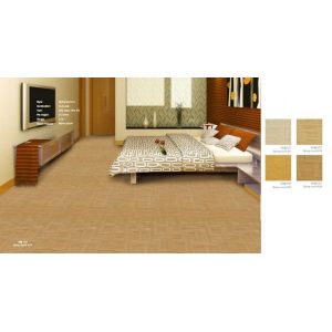 Anti-static Bedroom Wool Berber Carpet 3.66m / 4m With 30% Wool 70% PE