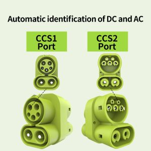 250kw 250A CCS1 to CCS2 EV Connector Fast Charging DC Charging Adapter for Green
