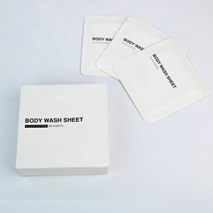 Custom Shower Sheets Lightweight And Compact Body Wash Sheets Biodegradable