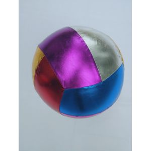 Polyester Skin Beach Ball Colorful and Beautiful Inflatable Toy with PVC Inner