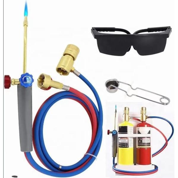 Oxygen MAPP Torch Kit for Soldering and Brazing Temperature up to 3550C Portable