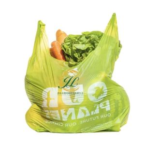 Disposable PLA Packaging Bag Bulk Compostable Bags Customized