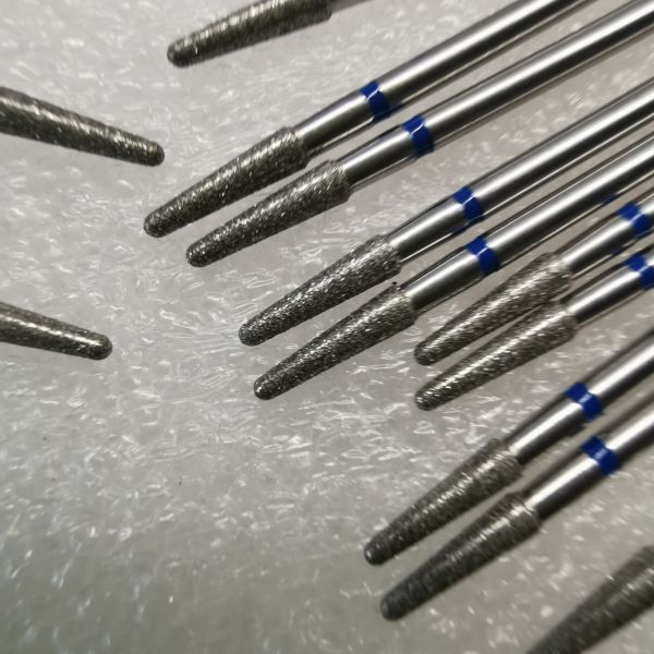 Customed 3-Layer Electroplated Diamond Low-Speed Burs For Dentistry