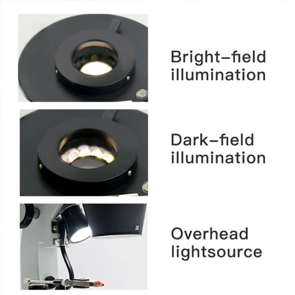 Gemology Microscope With F19 binocular lens 20X and 40X two magnification option