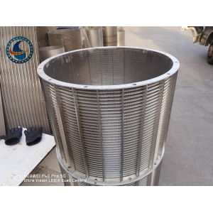 2175mm SS304 Wedge Wire Screen Cylinder 250μM For Wastewater Treatment