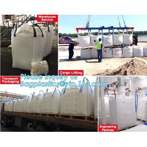Durable plastic PP woven FIBC big jumbo bag for building material sand cement
