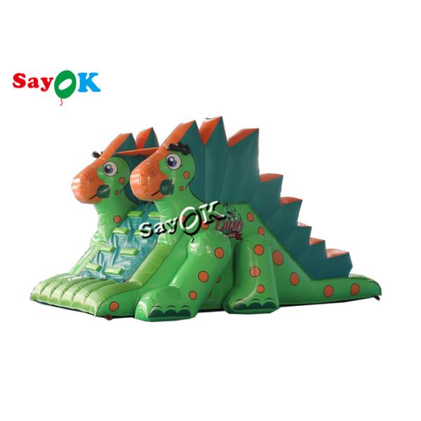 Commercial Inflatable Bouncy Slides Toddler Pvc Inflatable Dinosaur Dry Slide