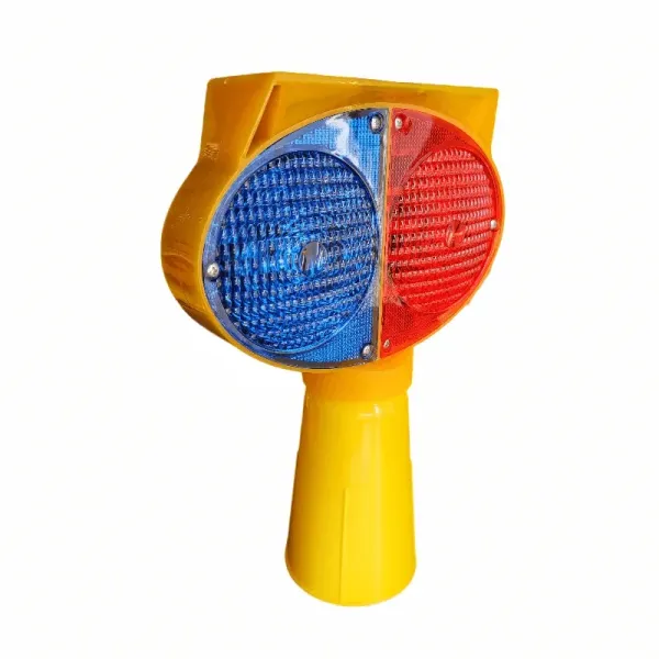 Flashing LED Blinkers Solar Traffic Lamp Safety Barricade Light Warning Lights