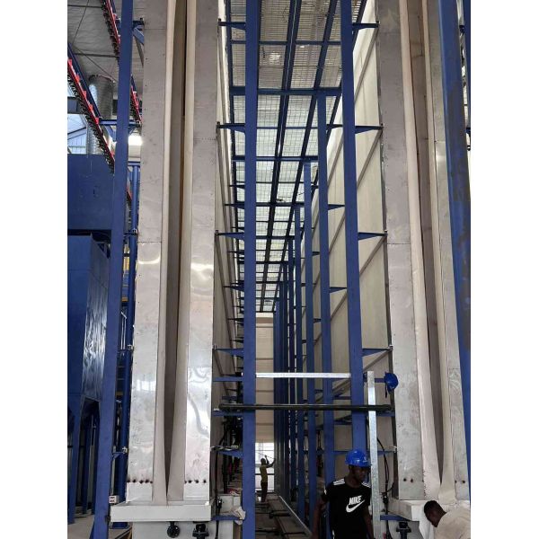 High-performance Burning System Vertical Powder Coating Line for Aluminum