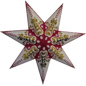 Wholesale Gold and Violet On White Star Lantern from china suppliers