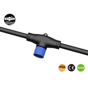 China LED Electric Contactor 8.5mm IP68 Waterproof T Connector on sale