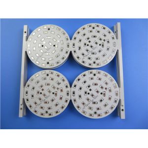 1.0 W/MK 75um dielectric Aluminum Substrate PCB For 9W LED Lighting