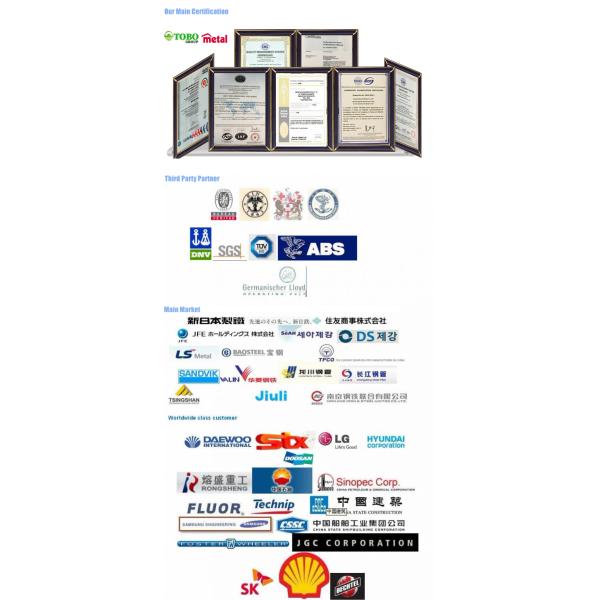 ASME A790 Duplex Stainless Steel Pipe UNS S32760 , Length 1 - 12m