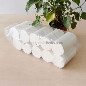 Youdeng semi-automatic new jumbo roll pack bathroom tissue paper packing machine