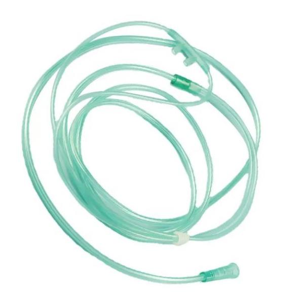 Quality Medical Grade Pvc O2 C02 Inhalation Preterm Nasal Oxygen Tube With Soft Tips for sale