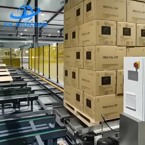 Plastic Modular Drag Chain Pallet Conveyor For Warehousing And Logistics