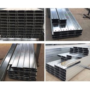 C140 SS400 Galvanized C Profile SGS Cold Rolled Steel Profiles Roof Structure