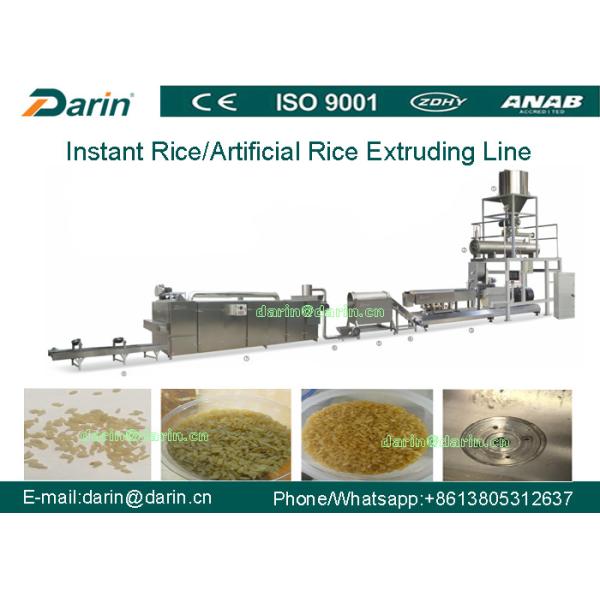Quality Snack Food Extruder Machine / Artificial Rice Extruding Line with CE for sale
