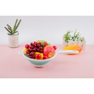 Reusable Silicone Collapsible Colander Vegetable Strainer Portable
