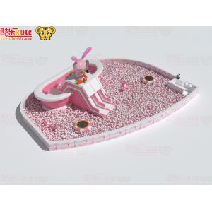 Buy cheap Bathtub Inflatable Slides Pink And White for Big Balls Pool from wholesalers