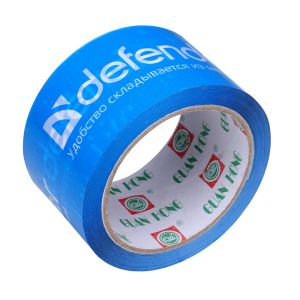 Blue Printed Packaging Tape Water Activated Durable Viscosity 48mic