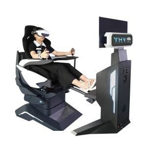Wholesale 1000W 360 Rotating VR Chair Simulator For All Aluminum Alloy Roller Coaster from china suppliers