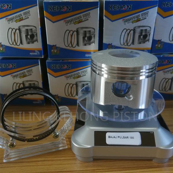 Quality 142g Engine BAJAJ Piston Kit Fit BAJAJ180 Aluminum Alloy Silver for sale