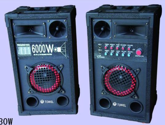 Quality 2.0CH active DJ speaker with function USB/SD/FM for sale
