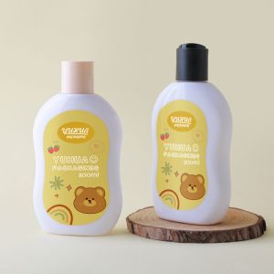 200ml Custom Color Plastic Empty Shampoo And Conditioner Bottles