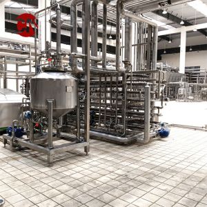 Continuous Heat Sterilization Aseptic Uht Milk Pasteurization Machine-500 Kg Per