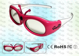 Kids 3D TV IR Active Shutter 3D Glasses GH700-SX