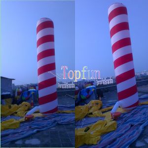 Wholesale Durable Festival / Celebration Inflatable Advertising Balloons Stripe Tube With PVC / Oxford from china suppliers