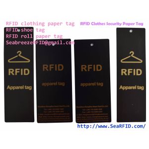 RFID Clothes Paper Tag, RFID Garments Paper Tag, RFID Apparels Paper Tag, RFID