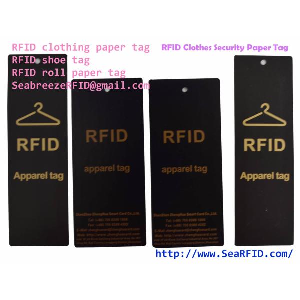 RFID Clothes Paper Tag, RFID Garments Paper Tag, RFID Apparels Paper Tag, RFID