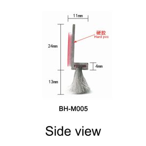 Door Bottom Seal Strip PVC With Woolpile