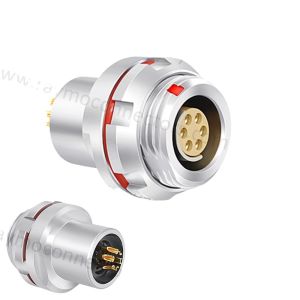 Wholesale Fischers 0F 8 Pin IP68 Waterproof Brass Circular Connector from china suppliers