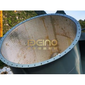 Custom Wear Resistant Ceramic Pipe Ceramic Lined Bends For Power Generation