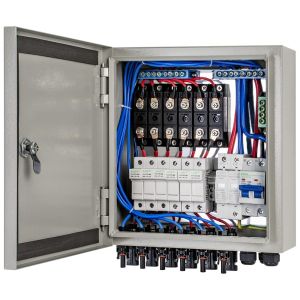 14 2out 1000vdc Solar Waterproof Pv Combiner Box With 4 In And 1 Out for outdoor