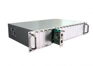 Wholesale 2 U Rack mounted Fiber Optic Media Converter with 19 inch 16port Media Converter Chassis from china suppliers